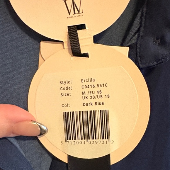 Carmakoma Navy Sleeveless Blouse - Picture 3 of 6